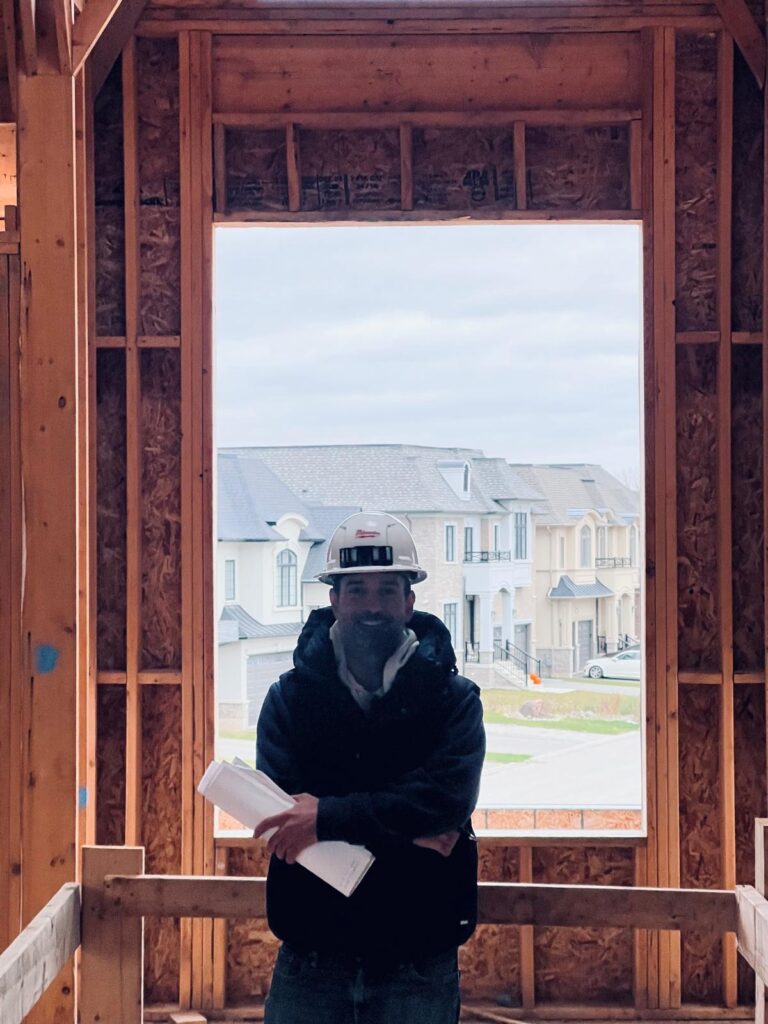 Renotec project manager supervising renovation work in North York