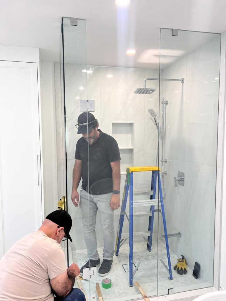 Commercial renovation in Richmond Hill for modern office space with upgraded lighting and open layout