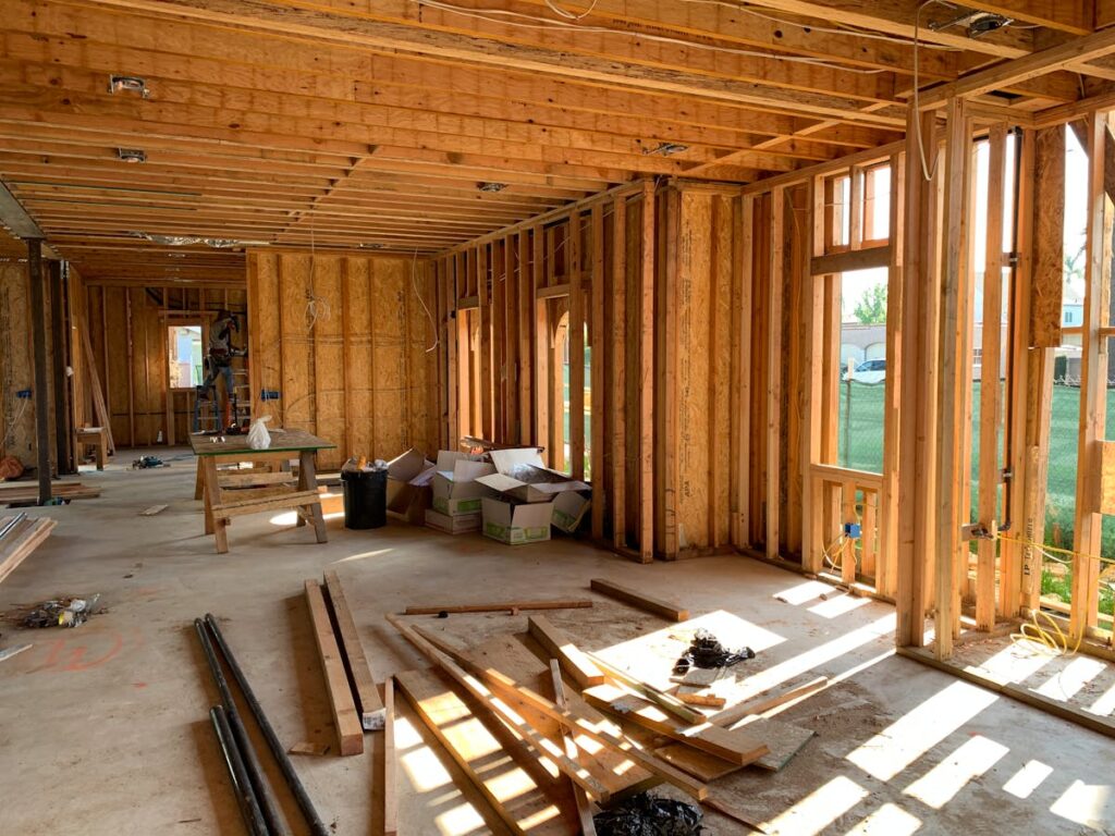 Second-story home addition in Brampton under construction