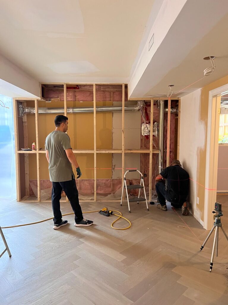 Second-story home addition in Kleinburg under construction