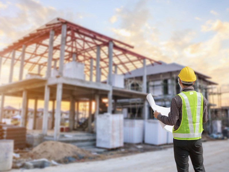 Expert construction project manager overseeing home addition in GTA