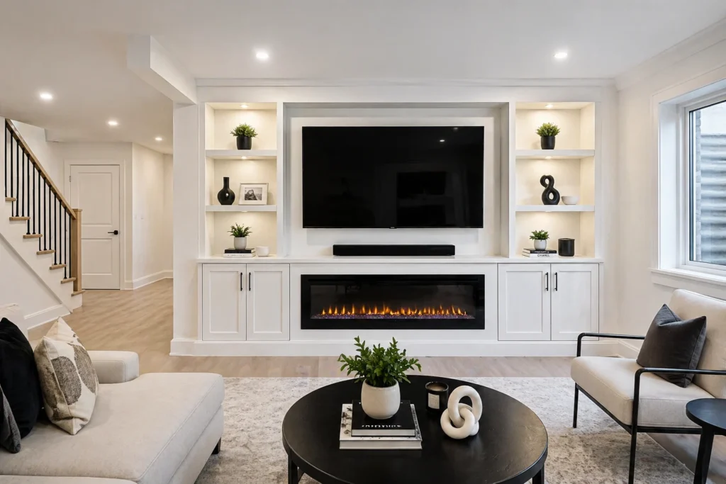open concept home renovation in Richmond Hill modern living space