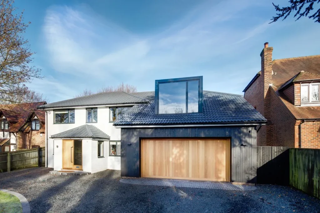 garage-conversion-modern-exterior-with-loft-1200x800 Modern exterior garage conversion with loft-style living space and upgraded residential design