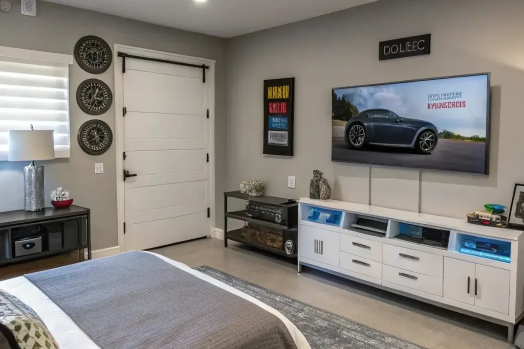 garage-conversion-toronto-bedroom-living-space-1200x800 Finished garage conversion in Toronto showing a bedroom and living space after planning and construction