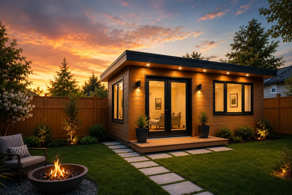 Custom 3D backyard garden suite design for GTA homeowners