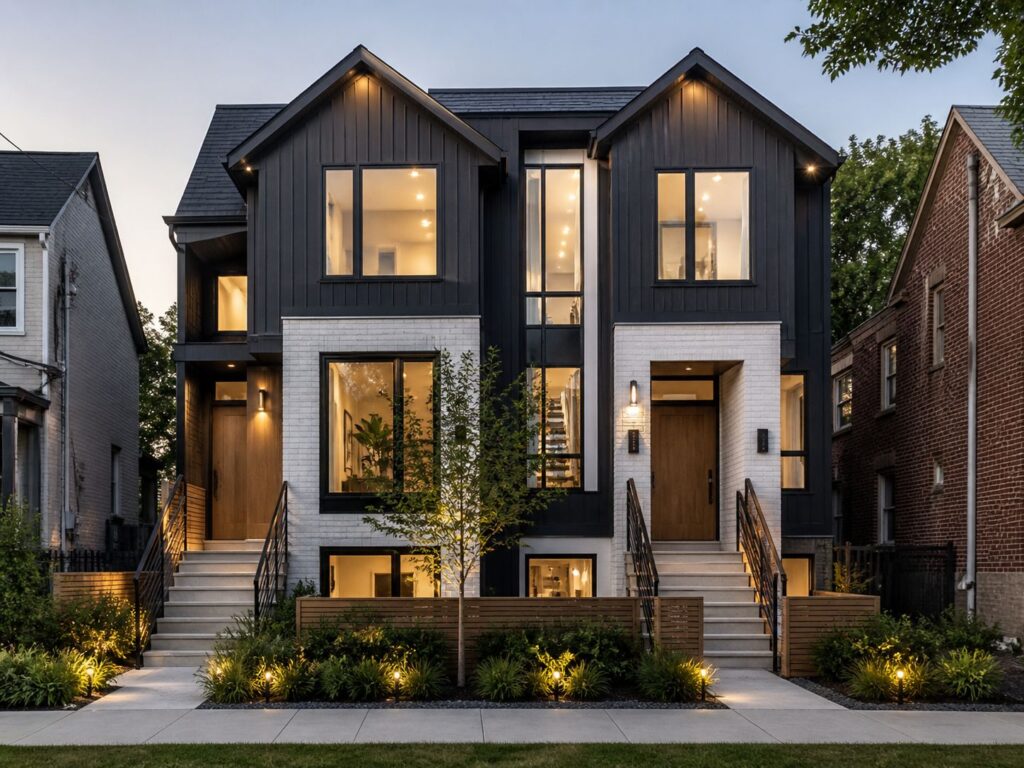 Multi-unit renovation in Toronto with rental-focused layouts