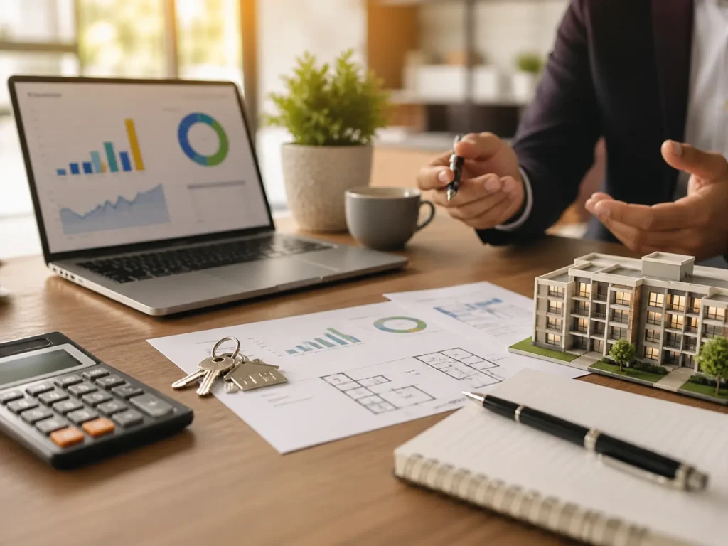 Multiplex permit planning in Toronto with architectural drawings